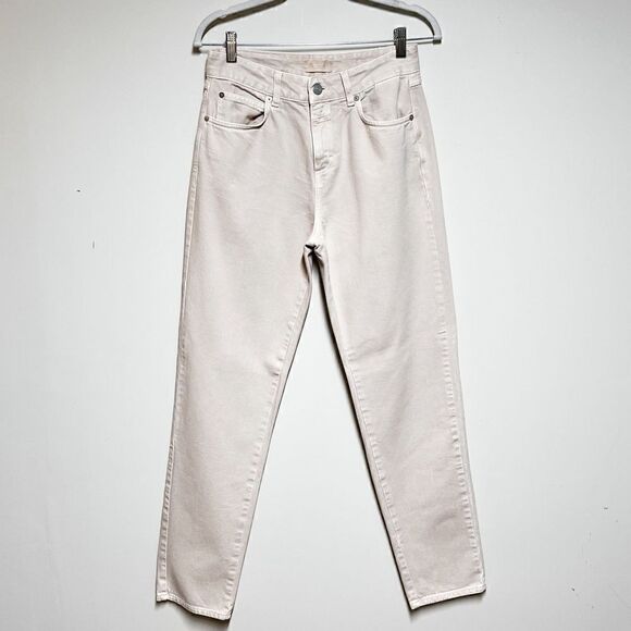 Anthropologie CLOSED Jamie High Waist Straight Leg Jeans LIGHT PEACH Size 26 - Picture 2 of 10